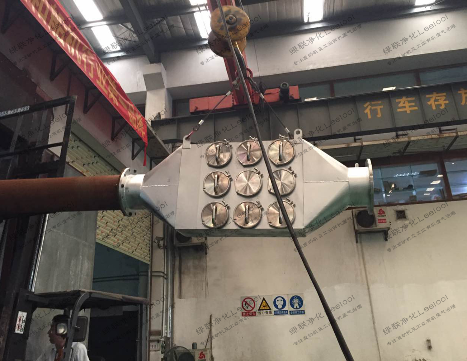 多組柴油發電機尾氣合并治理
