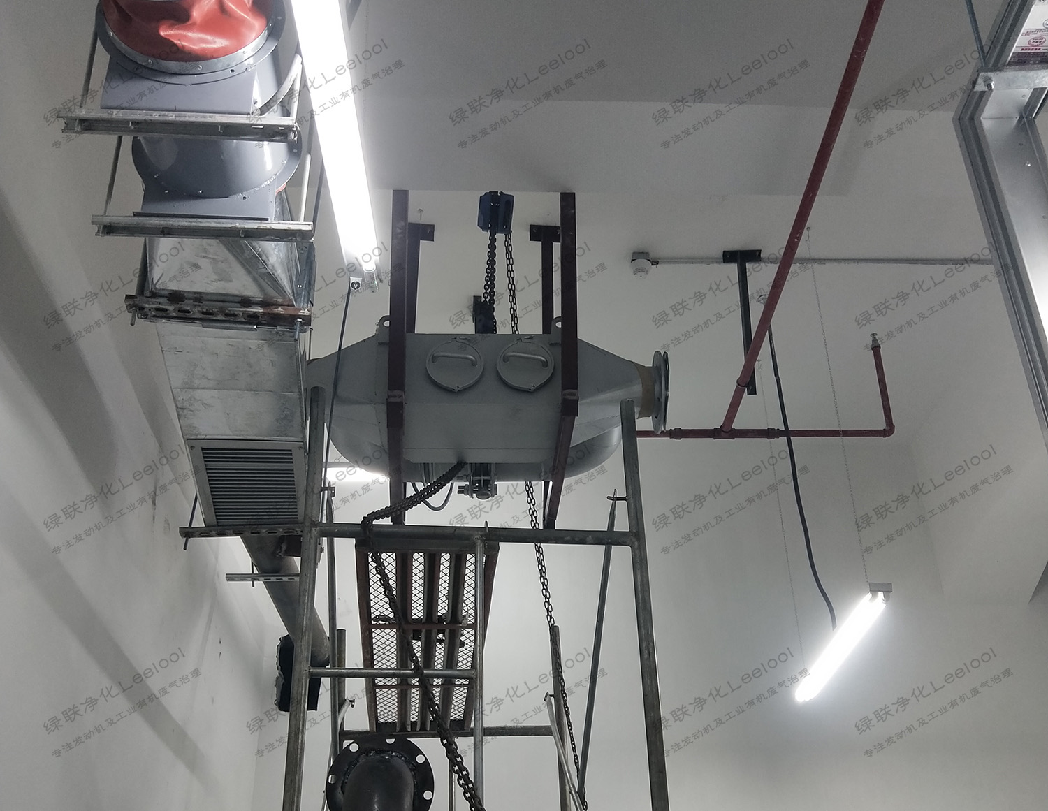 柴油發(fā)電機房排煙降噪工程設備