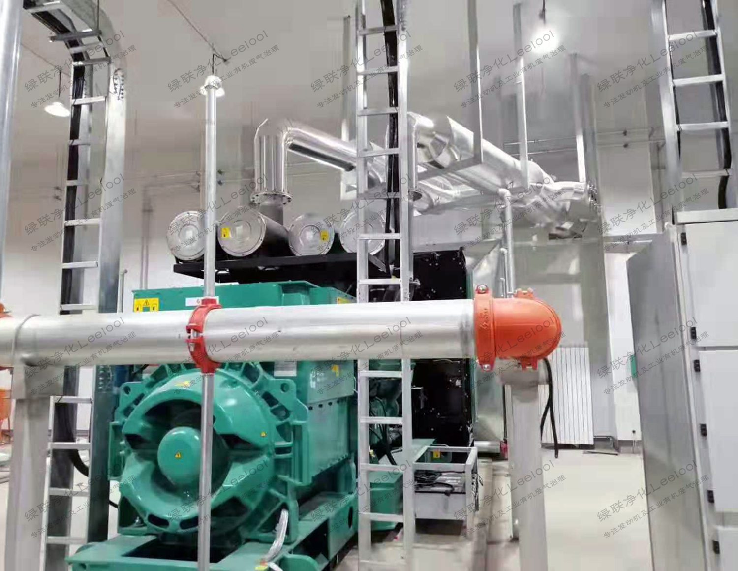 機場備用柴油發(fā)電機黑煙過濾設備