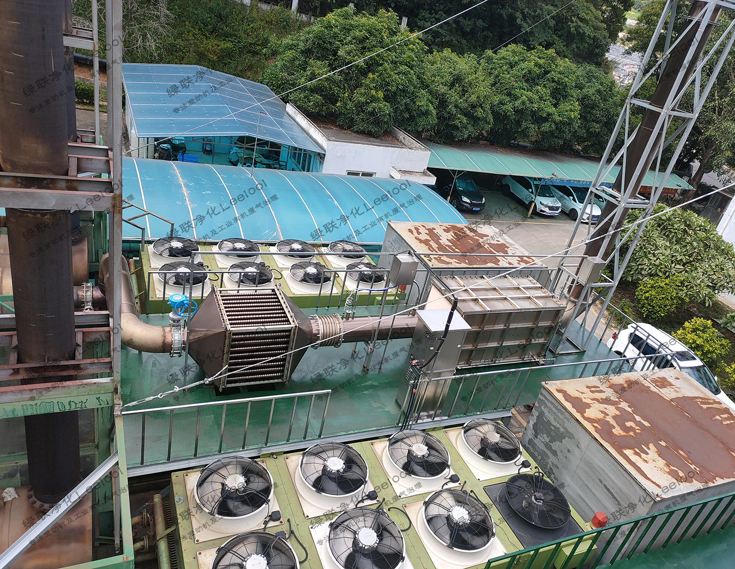 垃圾填埋場氣發(fā)電機(jī)去除去除氮氧化物NOx分布式能源SCR脫硝系統(tǒng)